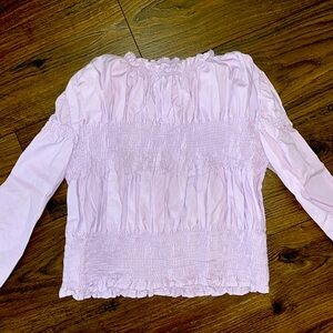 Zara Girls  Elasticized Purple Top